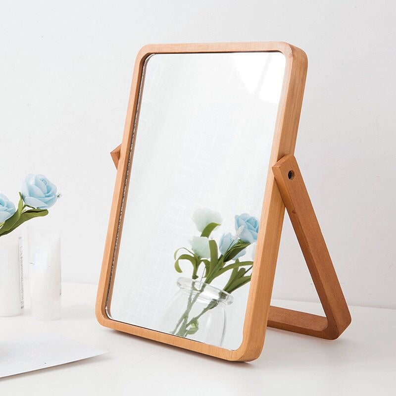 Miroir de maquillage haute définition de style européen