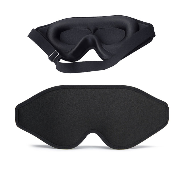 Masque de sommeil 3D en mousse à mémoire de forme naturelle pour un confort optimal