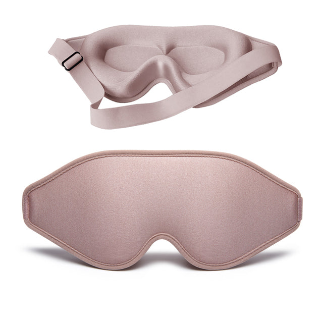 Masque de sommeil 3D en mousse à mémoire de forme naturelle pour un confort optimal