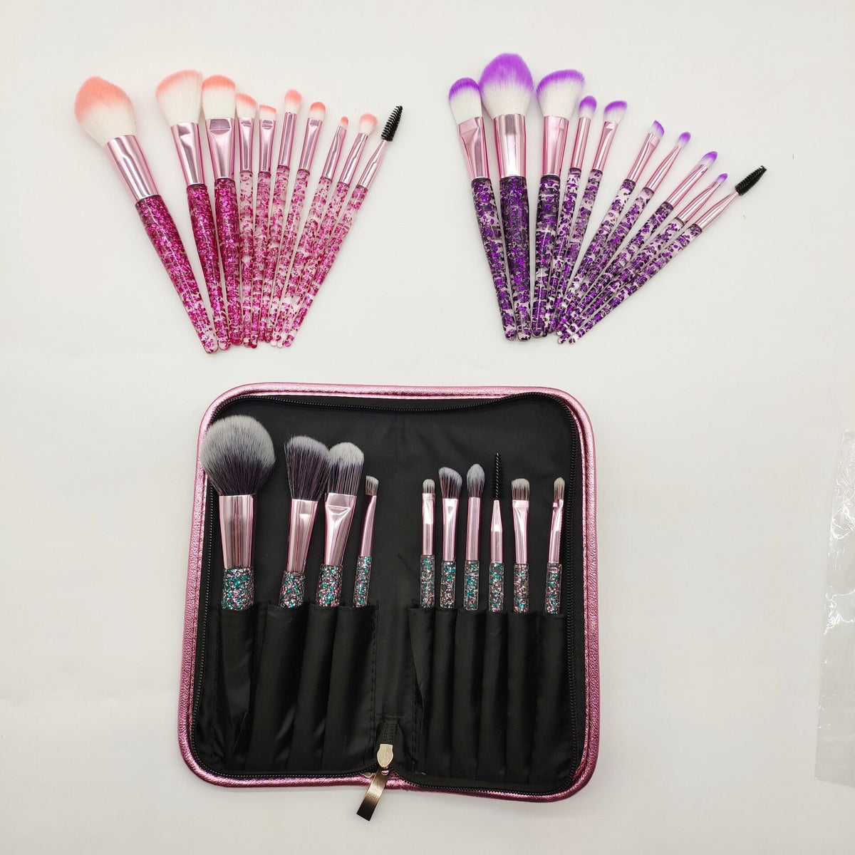 Ensemble de 10 pinceaux de maquillage pour la beauté et l'estompage