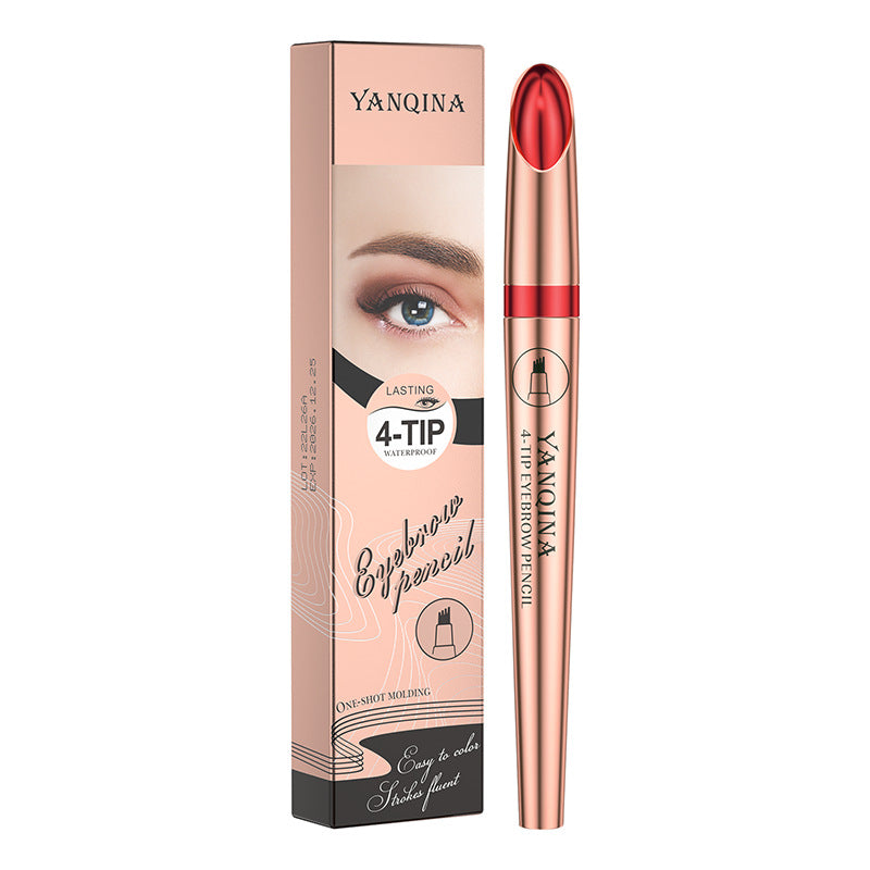 Crayon à sourcils liquide imperméable YANQINA pour les sourcils