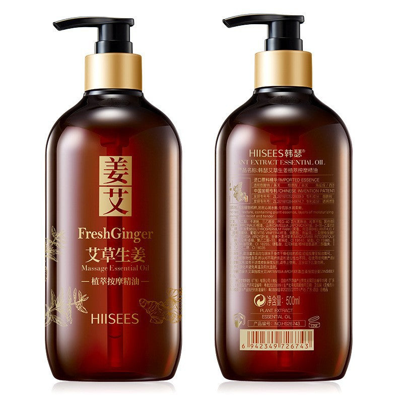 Huile Essentielle de Gingembre 500ml pour Soins Corporels et Hydratation