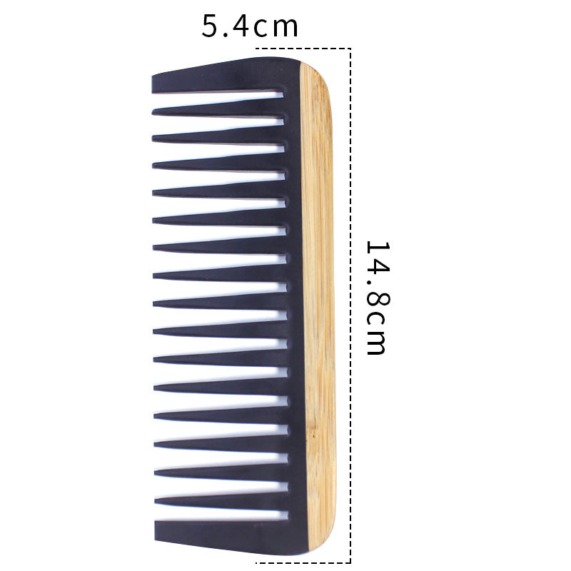 Peigne en bambou pour femme - Design en bois antistatique