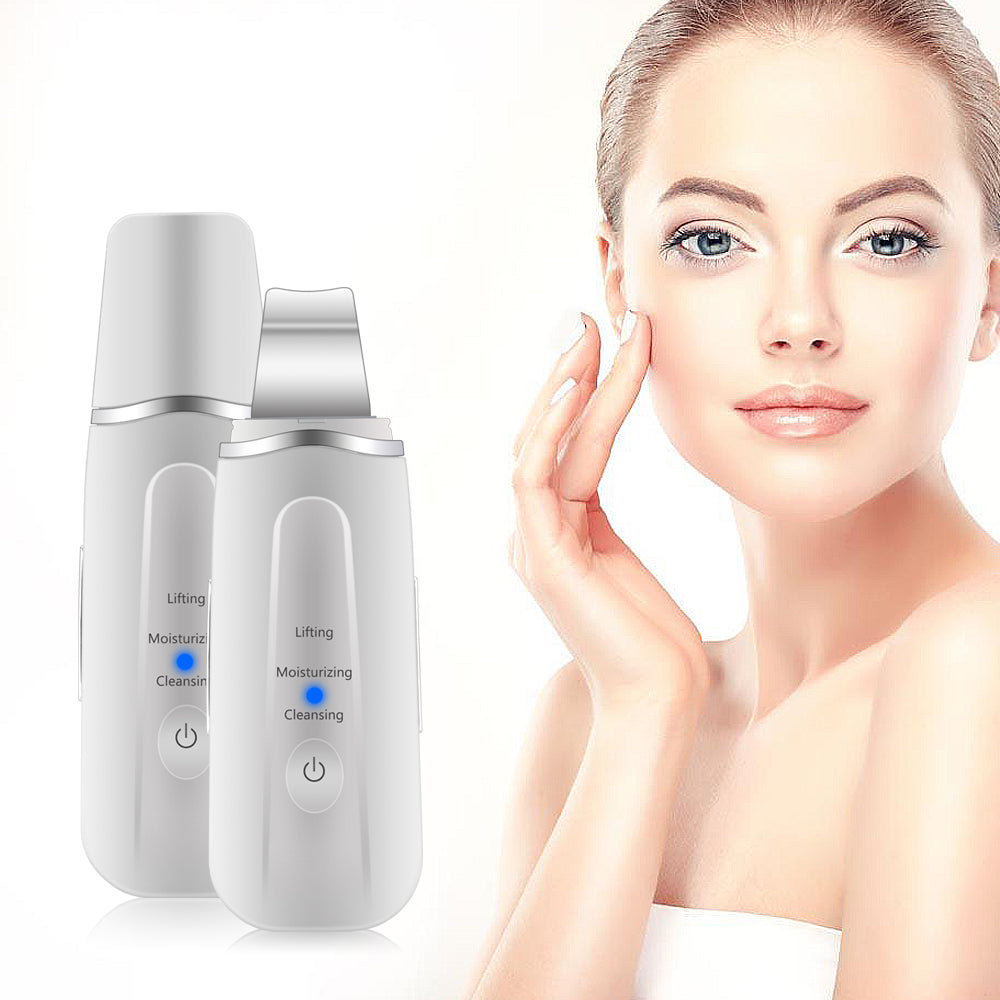 Nettoyant facial à ultrasons avec dispositif d'aspiration des pores