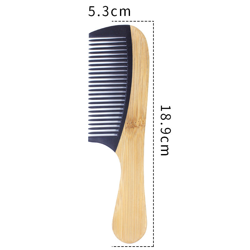 Peigne en bambou pour femme - Design en bois antistatique
