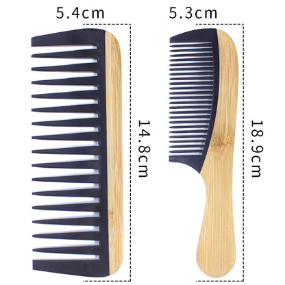 Bamboo Hair Comb for Women - Anti-Static Wooden Design