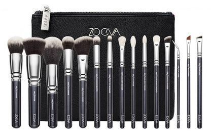 15-Piece Pink Rose Gold Makeup Brush Set